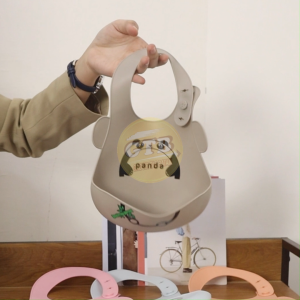 GTB R586 Celemek Makan Bayi Baby BIB Slabber Full Silikon Import R586