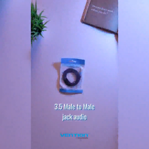 Vention Kabel Audio Aux 3.5mm Male to Male TRS Braided AuraConnect Series
