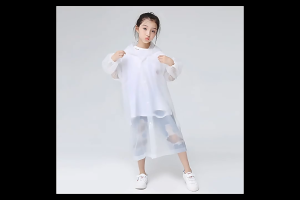 เสื้อกันฝนกันลมและอบอุ่นทั้งตัว เสื้อกันฝน การเดินทางกลางแจ้ง เสื้อกันฝนหนาสำหรับเด็ก นักเรียนชั้นประถมศึกษา G2603