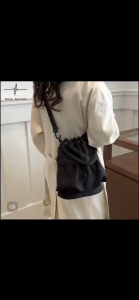 DeepSpread bucket bag fashionable casual simple large capacity waterproof shoulder crossbody bag handbag