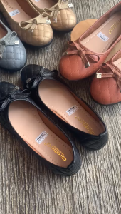Flat Shoes Wanita Terbaru/ Sepatu Ballerina Cewek Kekinian/ Balet Pita Gratica AP-51