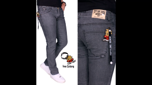 Fashion Pria Berkualitas Celana Panjang Jean Pensil Skinny Slim Fit melar ngaret