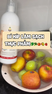Nước Rửa Rau Củ Quả Sinh Học Fuwa3e Enzym Dứa 1 Lít Giúp loại bỏ làm sạch chất hóa học
