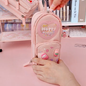 I Stationery กล่องดินสอ กระเป๋าดินสอหูหิ้ว ลายการ์ตูนน่ารัก ขนาดใหญ่ กล่องดินสออเนกประสงค์ Pencil Case