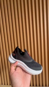 SEPATU ANAK SKECHERS SLIP ON PREMIUM HITAM PUTIH SIZE 30 - 37