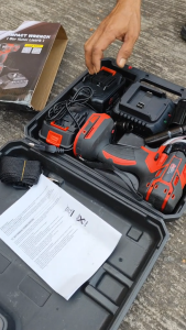 Mesin bor impact baterai torsi IW680 besar 24V impact wrench brushless