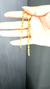 Emas Bangkok Emas Korea 24K Bracelet Ring Gold Plated Rantai Gelang Tangan & Cincin Emas Sadur Perempuan emas 916 N