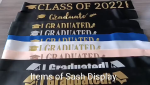 I Graduation Sash Congrate Grad Photobooth Supply for Graduation Party Decorations Decoration Cape