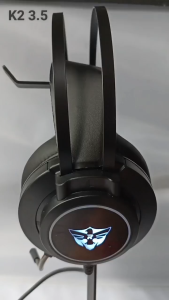 Tai Nghe Chơi Game Có Mic K2 jack 3.5+ usb Led 7 màu cực đẹp âm thanh cực hay