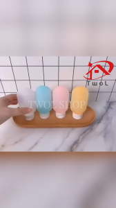 TWOL SHOP 4in1 60ML Dark Color/Light Color Squeeze Travel Bottle/Container For Shampoo/Lotion/Body Wash Twol Shop 4 In 1 Dos Luna Shampoo - Lazada