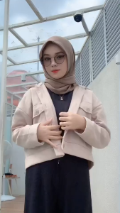 JAKET OUTER WANITA OLIN BUTTON MODIS