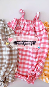 Halomam - Arumi Jumper (Jumpsuit Bayi Perempuan Usia 3 Bulan - 3 Tahun)