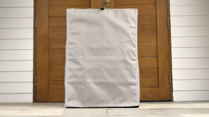 [หน้าฝนรอด แดดแรงเอาอยู่] ผ้าคลุมเครื่องซักผ้า ฝาหน้า กัน UV กันฝนสาด รุ่น Heavy Duty