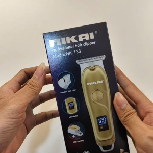 NIKAI NK133 Trimmer Mesin Potong Rambut Kumis Jenggot Bulu Kaki Alat Cukur Rambut Eletrik Pria Man Shaver Mesin Cordless Man