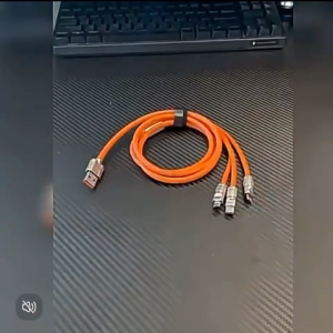 (SG CHEAPEST READY STOCK) 2024 3-in-1 Charging Cable Charging Cable 1m 1.2m 2m