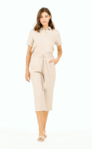 Krizia Tweed Collared Top Blouse and Pants 2 Piece Set Terno