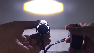 Mini Driving Lights Full Set Original V2 LED Lights for motorcycle High and Low Yellow / White Motor Accessories Waterproof Eagle Eye 30W * 2