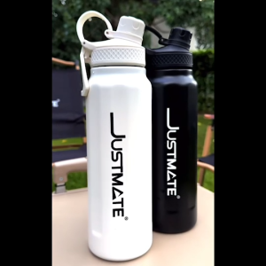 ่  ขวดน้ำ JUSTMATE 0.5 ลิตร ทนทานสีเรียบหรู ถึง 24 ชั่วโมง