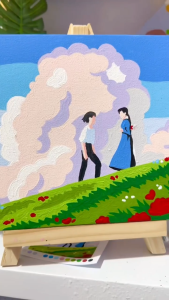 Paint by Numbers KIT - One Piece Series 20x20cm