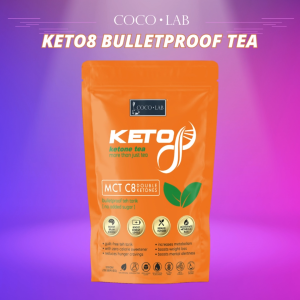 Keto8 Tea x 500GM (Bulletproof Ketone Tea no added sugar) from COCOLAB - For Weight Loss Energy Hunger Suppression and Mental Alertness