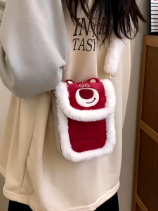 [พร้อมส่ง] Su197-กระเป๋าสะพายใบเล็กสำหรับเด็กผู้หญิงลายการ์ตูนสุดน่ารัก กระเป๋าใส่โทรศัพท์มือถือ