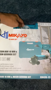 BISA COD!!! MIKAYO MESIN BOR GRINDA SET KOPER Bor Tangan YUKIDO Bor Listrik Drill Bolak Balik / Bor Dinding Besi Kayu 10Mm Dengan Kabel Portable 250Watt