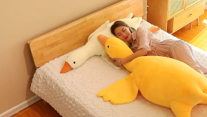 B11 ของเล่นเด็ก ตุ๊กตาห่านสีขาว ตัวใหญ่ นุ่มมาก คุณภาพตุ๊กตาอย่างดี สินค้ามีพร้อมส่ง ส่งไว