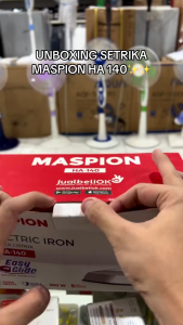 Maspion Setrika Listrik / Gosokan Baju - HA140 - GRATIS ONGKIR Jabodetabek