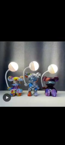 Bear Table Lamp Light | USB Charging 2 Light Mode Elastic Cable to Change Lamp Direction