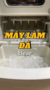 Máy làm đá Mini Bear ZBJ-C01C5siêu sạch thiết kế đẹp mắt kháng khuẩn an toàn cho sức khoẻ