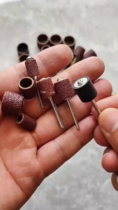 20pcs Batang Amplas Drum 1/2\" Mandrel Shaft 3mm Mata Gerinda Batang As Amplas Ring Mandrel Drum Sanding