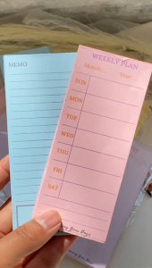 Memo & Stick Notes Fancy Pastel & Vintage Colours daily Planner Memo Notes / memopad Planner memo list memo pastel cute memo murah memo aesthetic memo cantik