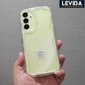 Softcase Silikon Bening Melting Case Gelombang Poco C65, Redmi Note 9, & Oppo A60