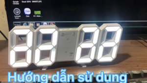 Đồng Hồ LED 3D Để Bàn & Treo Tường – Trang Trí Không Gian Hiện Đại