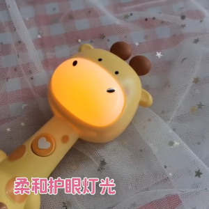 Baby Musical Hand Rattle Teething Toy - 3-6 Months Infant Soothing Grasping Toy for 0-1 Year Old Mainan Bayi 婴儿玩具音乐手摇铃可咬3-6个月婴幼儿安抚哄娃宝宝0-1岁手抓玩具
