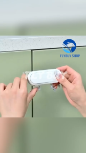 FLYBUY SHOP 1pcs Self-Adhesive Fridge Closet Door Latch / Baby Safety Cupboards Cabinet Locks / High Quality Anti-Pinching Furniture Clasp / Closure Drawer Door Kids Protector