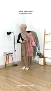 Ghanimi - Aleta Dress / Brukat Kondangan / Outer Brukat Kekinian / Dress Kondangan / Outer brukat