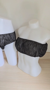 เกาะอกกระดาษ สำหรับ สปา ใช้แล้วทิ้ง บรรจุ 50 ชิ้น/100 ชิ้น