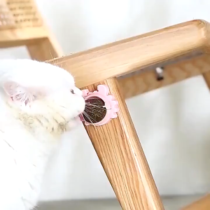 Crab Catnip Bola Mainan Aksesori Hewan Peliharaan Rotating Candy Crab Catnip Ball Tempel Dinding Anti Stress Catnip Bola