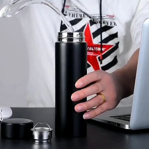 Bình Giữ Nhiệt Inox 304 - Bình Nước Giữ Nhiệt Inox 500ml Có Lưới Lọc Tiện Lợi (Không Hiển Thị Nhiệt Độ)