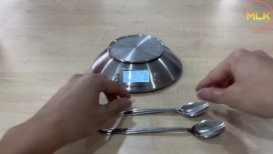 MLK Extra Tebal Stainless Steel 12PCS Tea Long Ice Spoon Sudu Teh Sudu Ais Panjang Kopitiam Kualiti