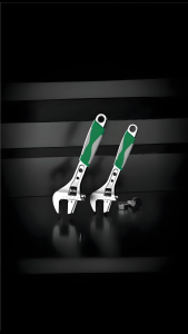 Kunci Inggris 10 Inch 12 Inch Adjustable Wrench Spanner Kunci Pas Pipa Handle Karet - 6744