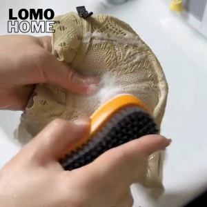Bàn chải LOMO cao cấp giặt đồ lót quần áo đánh giày dép đầu chải TPR mềm mại chống xước