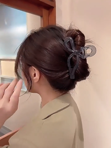 Korean Hair Clip Fashion Accessory 11cm 13cm Women Girls Trendy Hairpin Pluffy Retro Frosted Elegant Stylist Claws