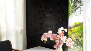 Total Blackout Window Film Etched Tulip Static Cling Window Sticker Privacy Window Film 45CM x 2M