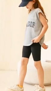 Paket Sot Anak Perempuan Hitam SHORT Pendek STRIT 1-8 Tahun / Legging Pendek Anak Cewe HITAM