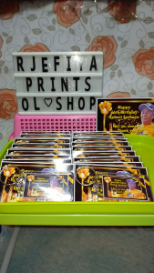 50th 60th 70th Birthday Gold Black Theme Personalized Keychain Souvenir Giveaways (FreeLayout-20pcs Minimum) party