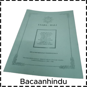 Buku Usada Tumbal Punggung Tiwang Edan Mala Buduh Tatengger Upas Dalem Sasah Bebai Agama Hindu Bali