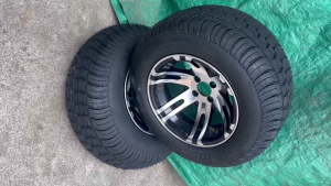 Tires and rims Bajaj Re 205/50-10 6ply Tvs King TUBELESS widen and heighten THAILAND Tire