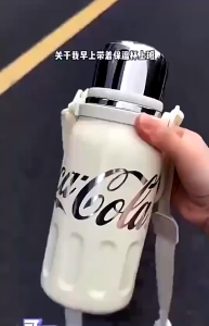Bình Giữ Nhiệt Coffee Cup Bình Nước Giữ Nhiệt Coca cola Dung Tích 800ML-1200ML Chất Liệu Inox 316 2 Lớp
